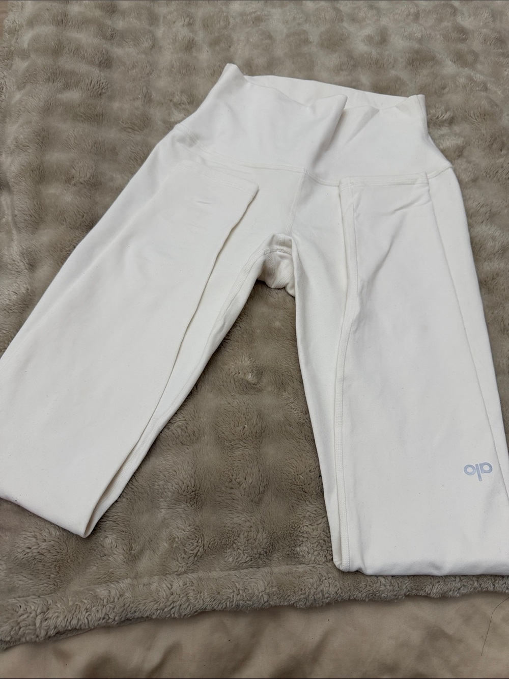 ALO Yoga woman  White High-Waist Leggings